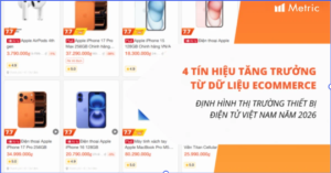 4 tín hiệu tăng trưởng từ dữ liệu